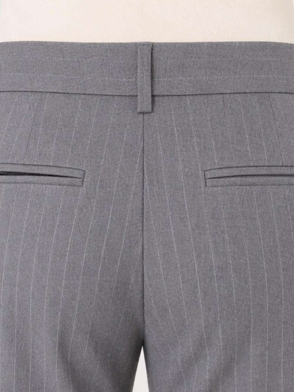 NWOT Banana Republic Martin Fit Pinstripe Bootcut Pants Gray Size 8 - Picture 7 of 12